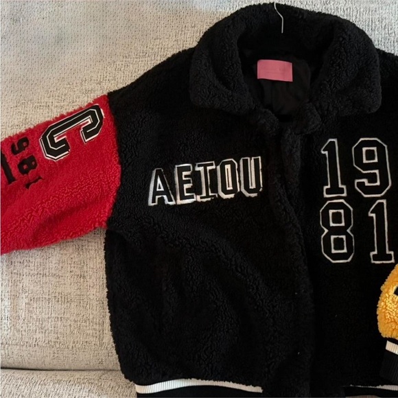 Black, Red, and Yellow Teddy Jacket - Picture 6 of 6